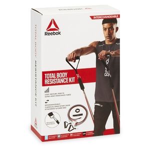 Brand New Reebok Total Body Resistance Kit, Interchangeable Tubing